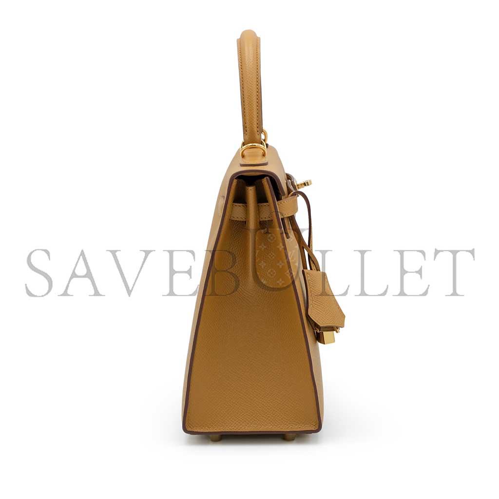 HERMÈS MASTER SESAME EPSOM KELLY 25 SELLIER GOLD HARDWARE (25*17*7cm)